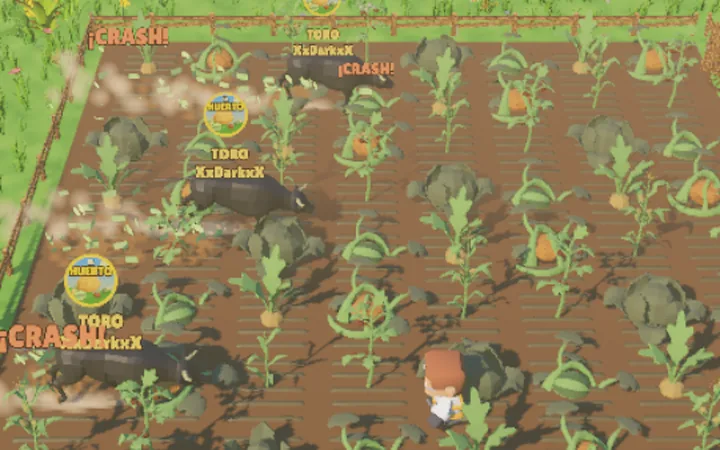 El Huerto: toros mandados desde el chat corriendo por el huerto